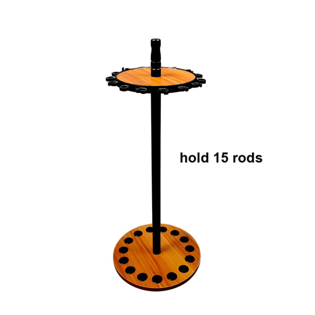 BTI-09E-3155 wooden fishing rod holder, rod shelf