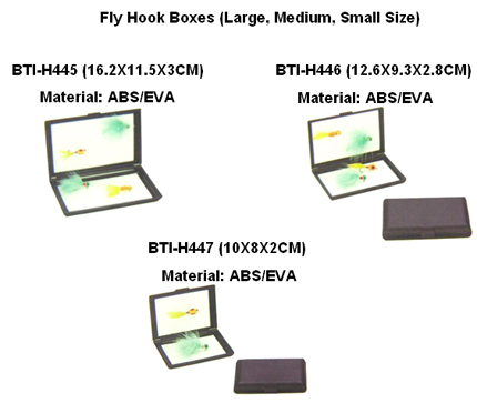 Fly Hook Boxes (BTI-H445, BTI-H446, BTI-H447)