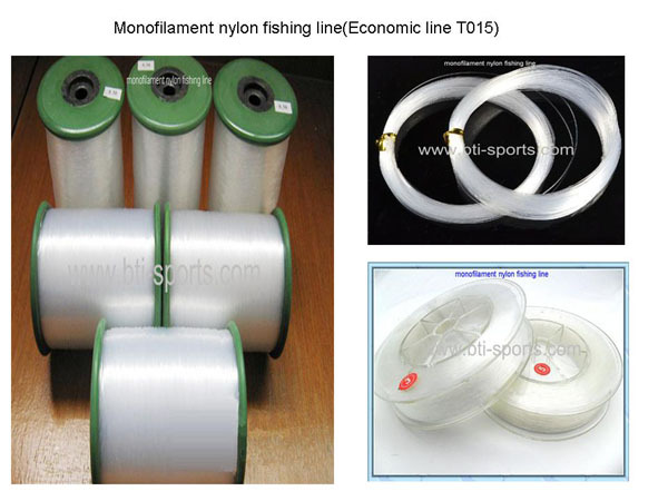 Monofilament nylon fishing line (economic level T015)