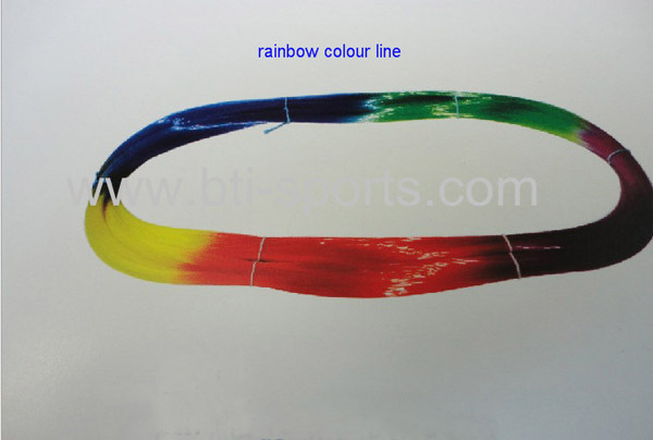 Rainbow colour mono fishing line (based on T020)