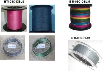 Dyneemo braided fishing line and Fire line