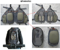 Rucksack with removable front pockets BTI-R01F03