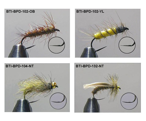 Barbless flies(6)