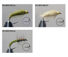 Barbless flies(8)