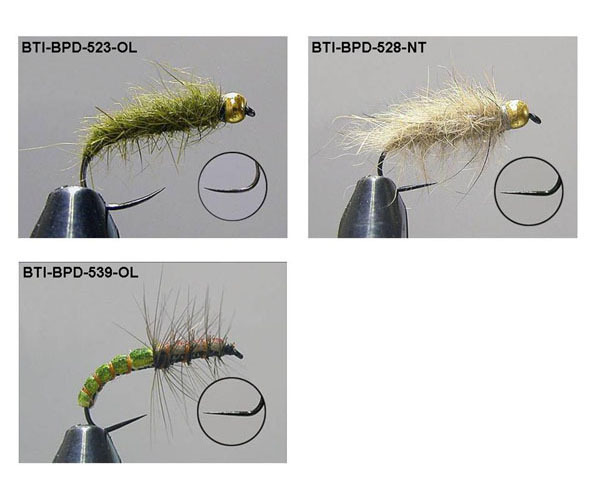 Barbless flies(8)