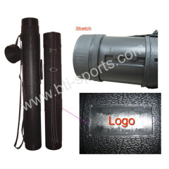 Extended plastic rod tube