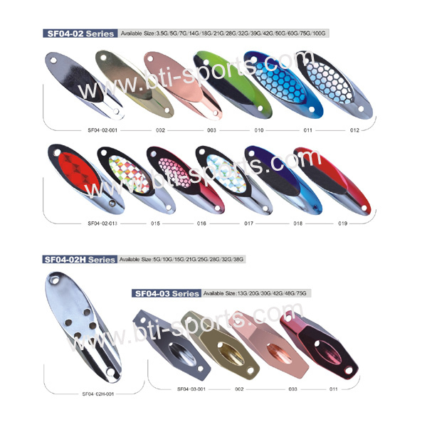 Fishing spoon (BTI-05F-SF04-02 / 02H / 03)