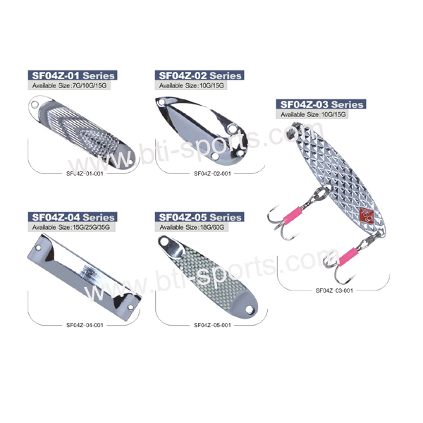 Fishing spoon (BTI-05F-SF04Z-01 / 02 / 03 /04 /05)