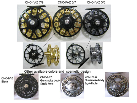 CNC-IV Super large arbor and super light fly reel