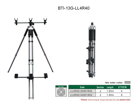 BTI-13G-LL4R40 Carp rod pod