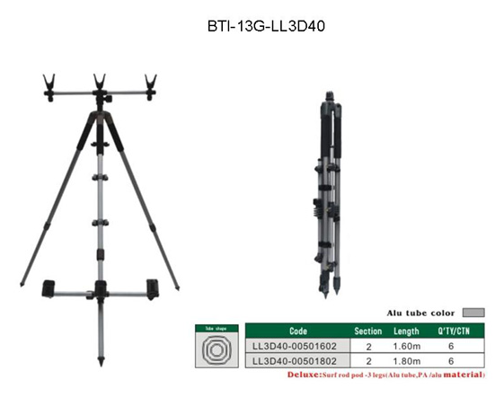 BTI-13G-LL3D40 Carp rod pod