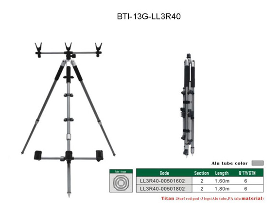 BTI-13G-LL3R40 Carp rod pod
