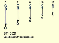 BTI-5521 Speed snaps with lead piece seat