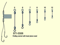 BTI-5506 Rolling swivel with lead piece seat