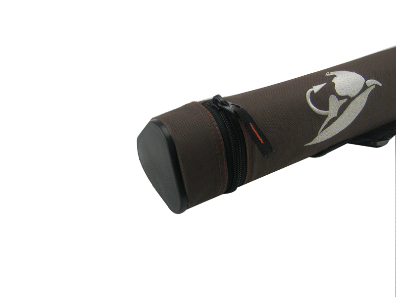 4 compartments triangle cordura rod tube with hard top protection