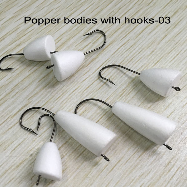 BTI-09D-PF popper bodies with hooks