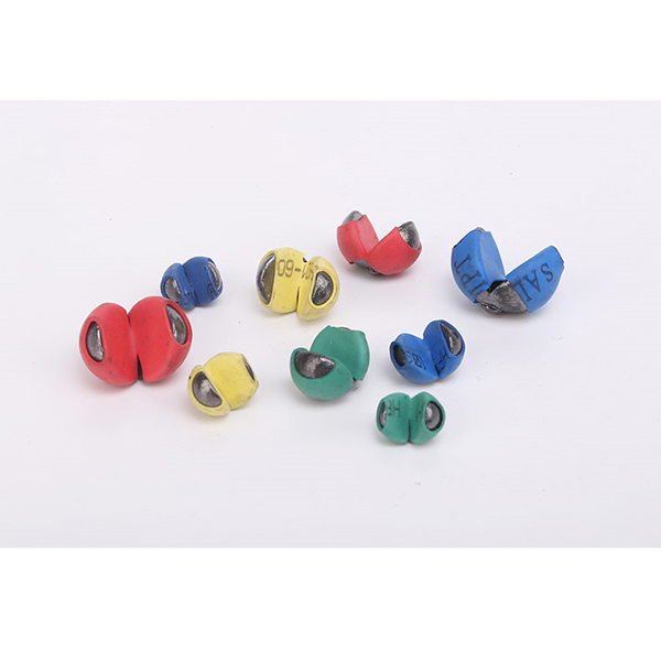 Colored Round Shaped Lead Split Shot