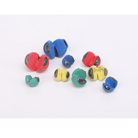Colored Round Shaped Lead Split Shot