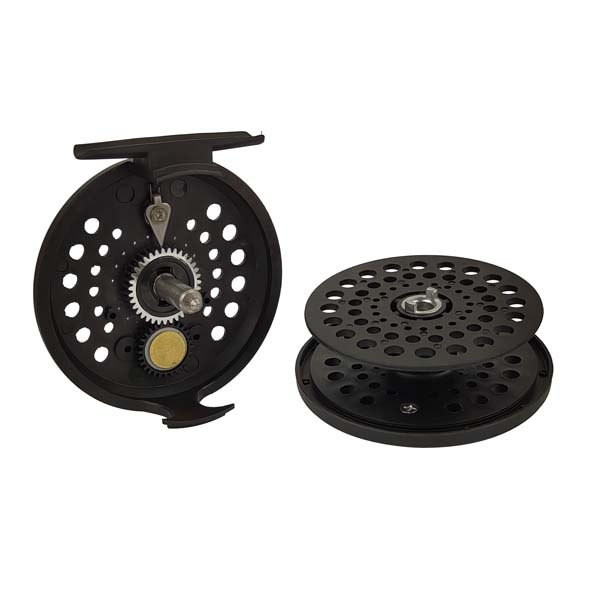02B-CM New graphite click stop reel with drag system