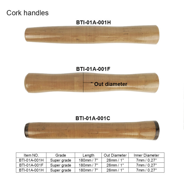 Cork handle