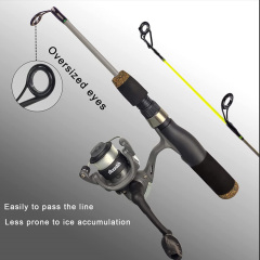 Ice fishing rod and reel combo set 1