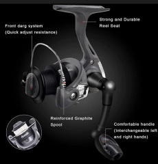 Ice fishing rod and reel combo set 1