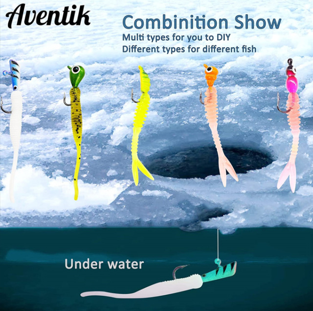 Ice fishing rod and reel combo set 2