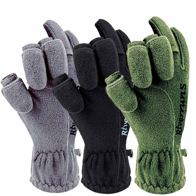 BTI-11B-2177 Fleece fishing gloves
