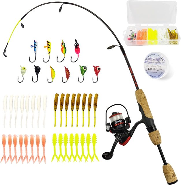Ice fishing rod and reel combo set 2