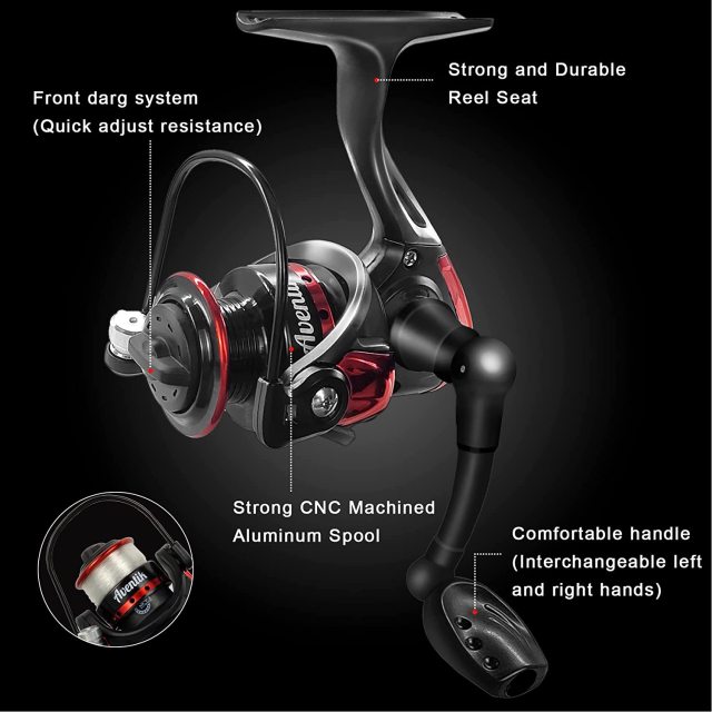 Ice fishing rod and reel combo set 2