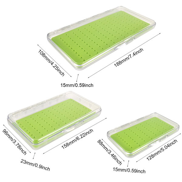 Super Slim Plastic Box With Silicone Insert
