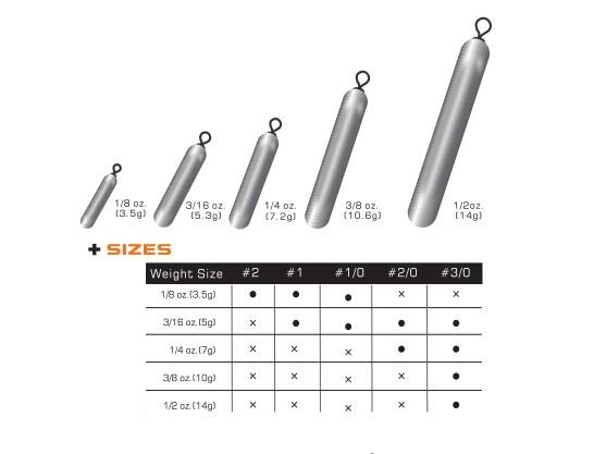 BTI-08C-090 Tungsten jika rigging worm hook
