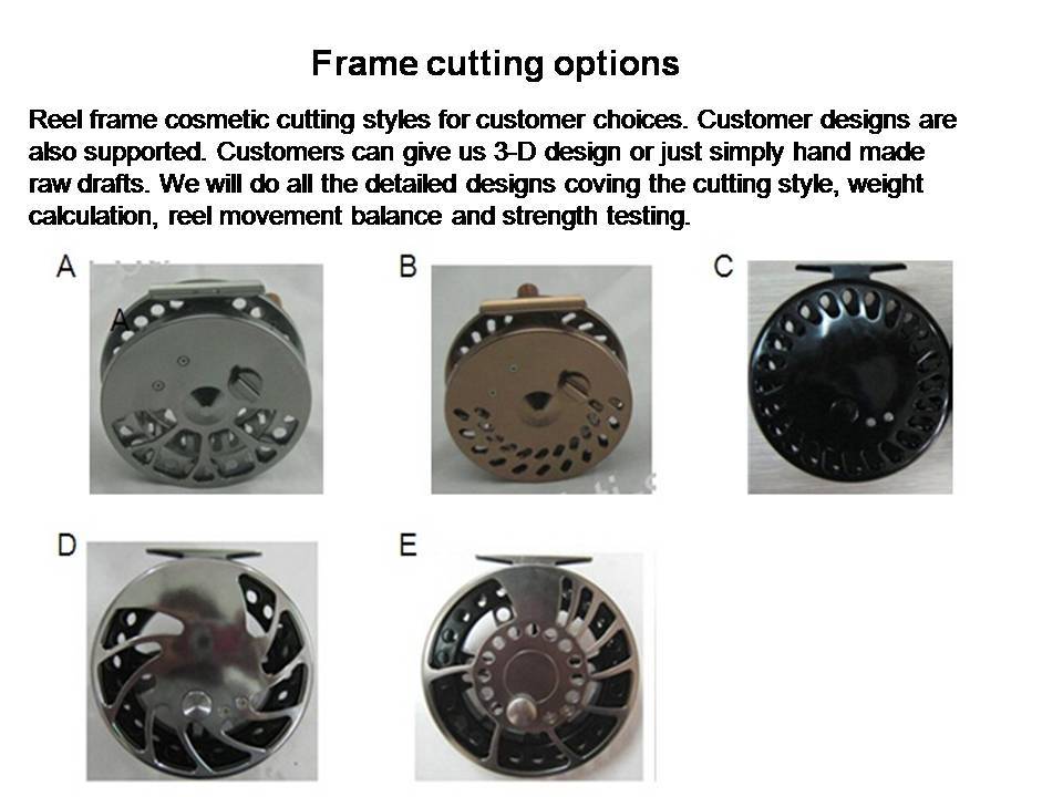Centerpin reel customer design