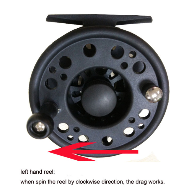 02B-GLA New graphite fly reel