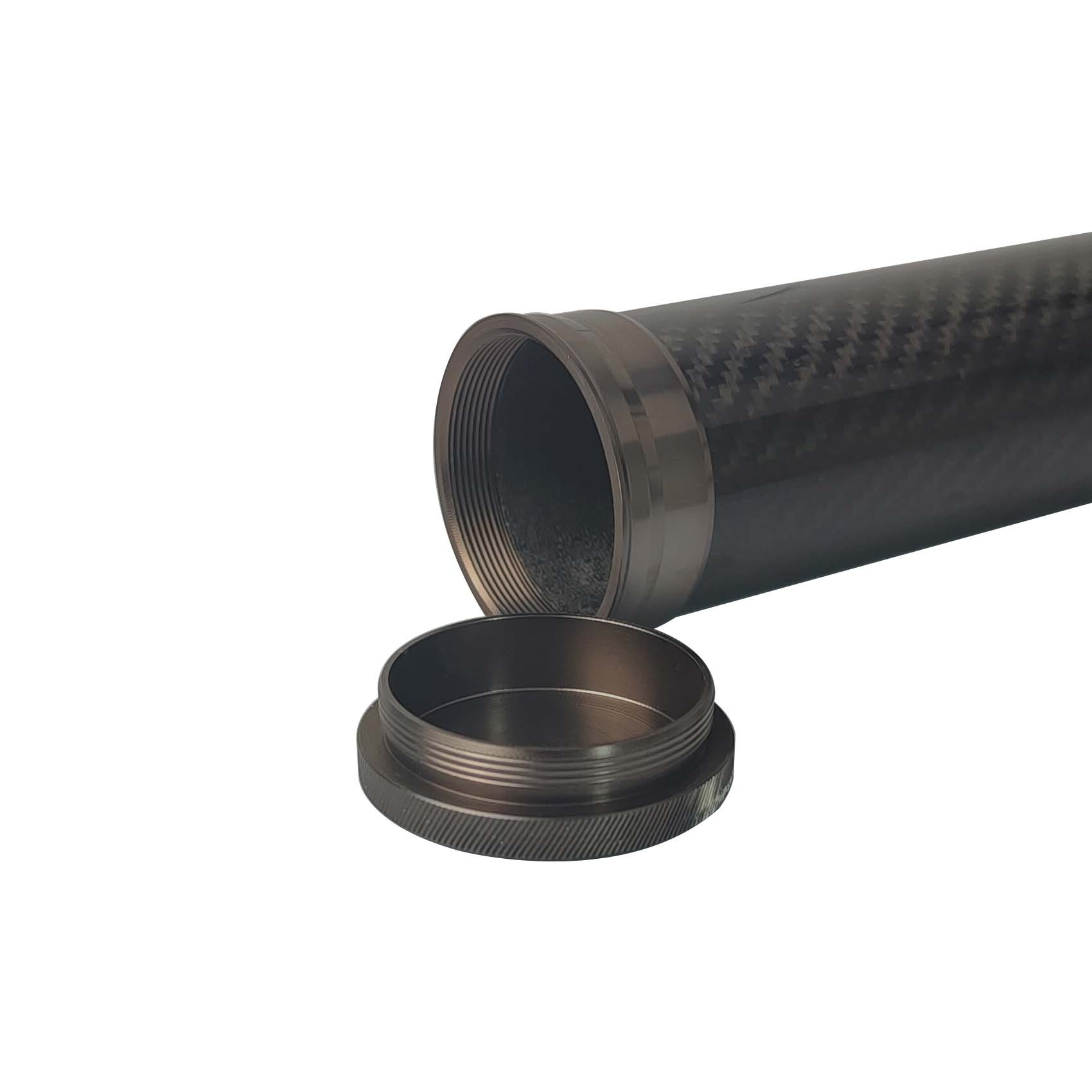 Carbon rod tube with 3K cloth