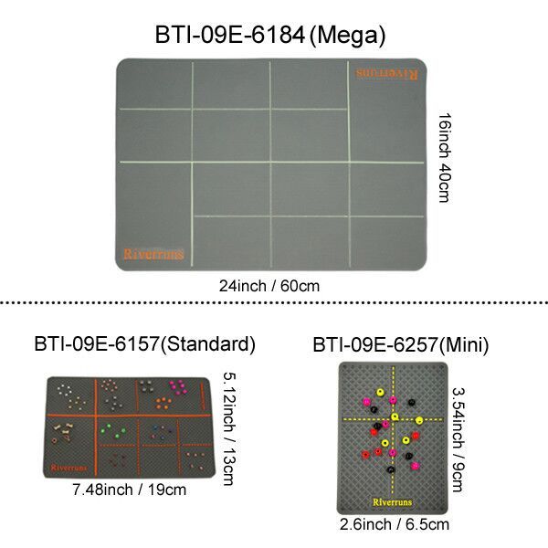 BTI-09E-6184, 6157, 6257 Fly fishing silicone bead pad