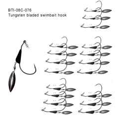 BTI-08C-076: Tungsten bladed swimbait hook