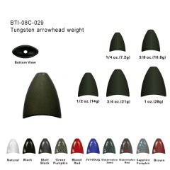 BTI-08C-029:Tungsten Arrowhead Weight