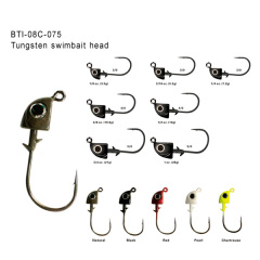 BTI-08C-075:Tungsten Swimbait Head