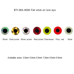 BTI-08A-8006:Flat Sticker-on Lure Eyes