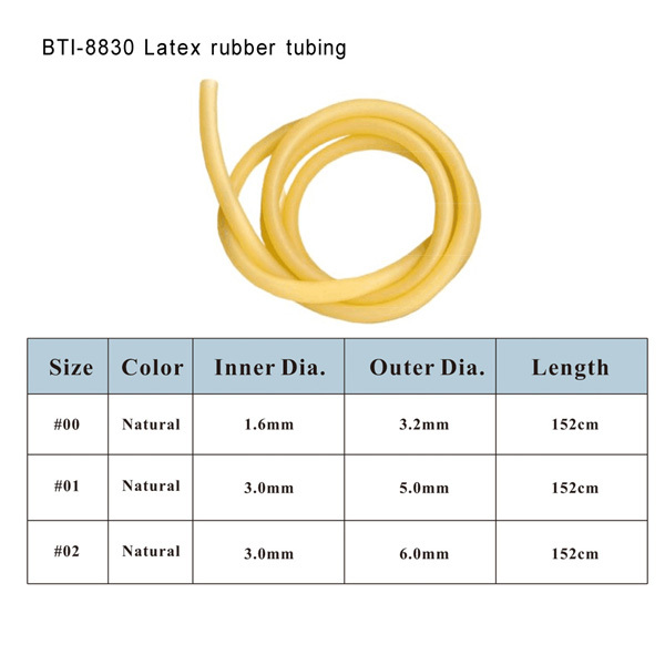 BTI-8830 Latex rubber tubing
