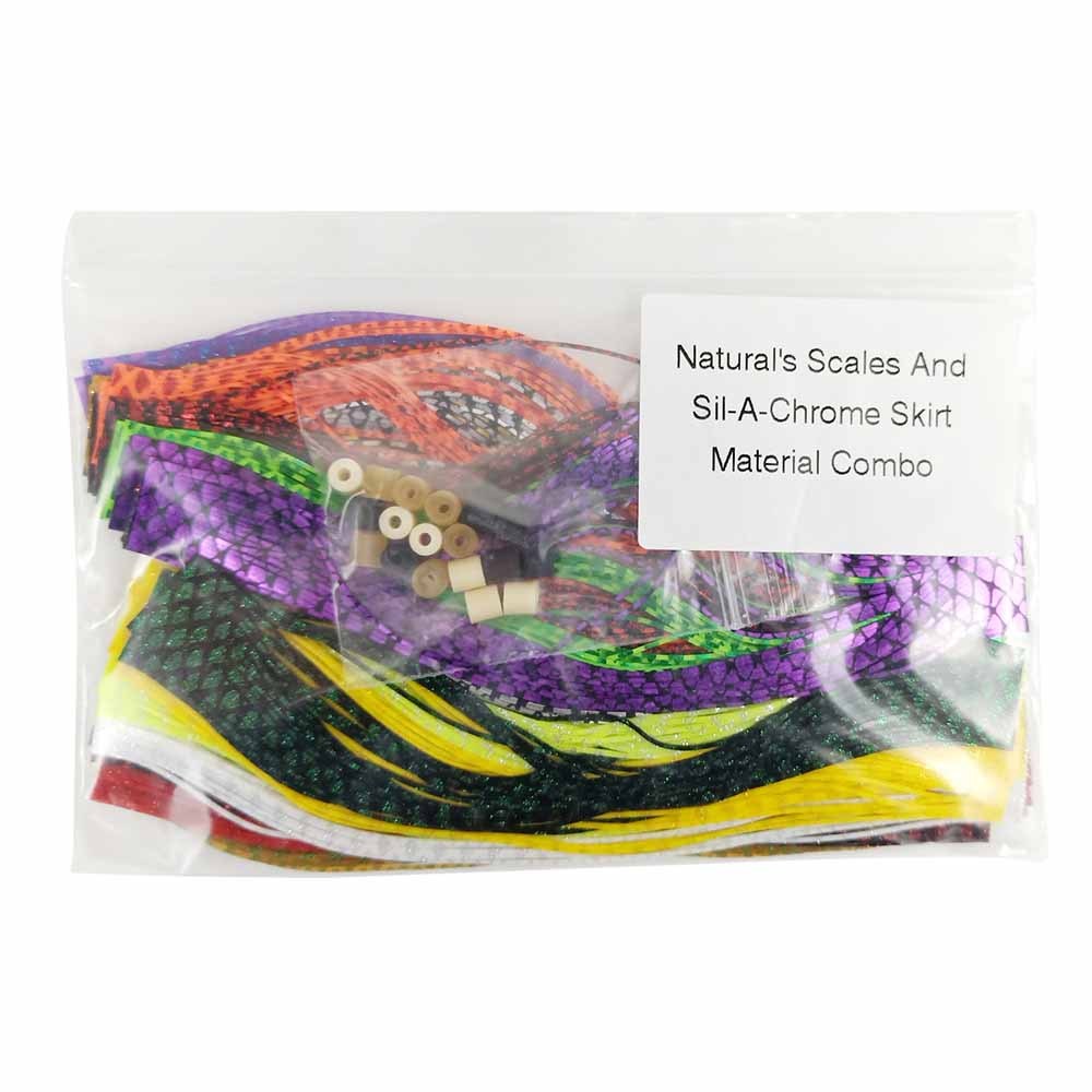 Natural's Scales And Sil-A-Chrome Skirt Material Combo