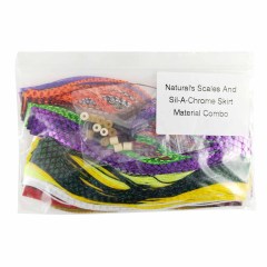 Natural's Scales And Sil-A-Chrome Skirt Material Combo