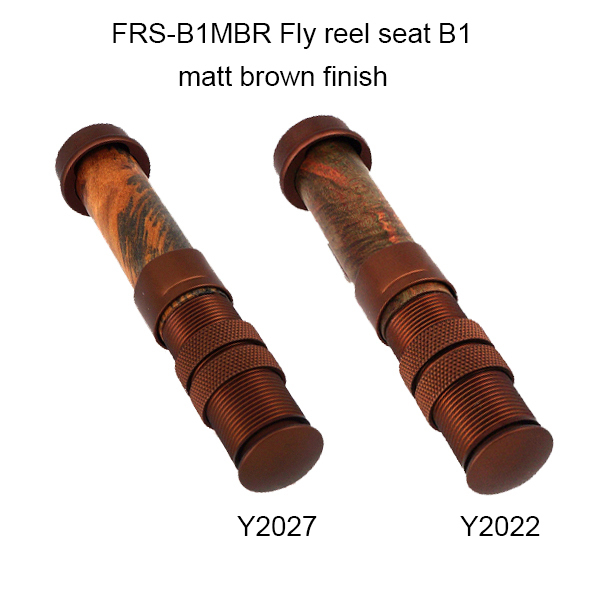 BTI-FRS-B1 Fly reel seat B1 matt brown finish