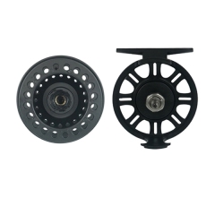 02B-HVCE New graphite large arbor fly reel