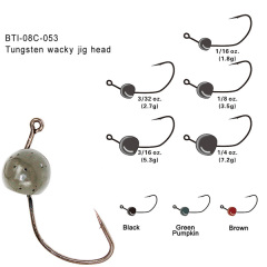 BTI-08C-053: Tungsten wacky jig head