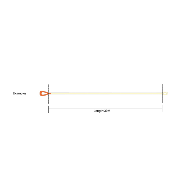 Shooting line with one big loop