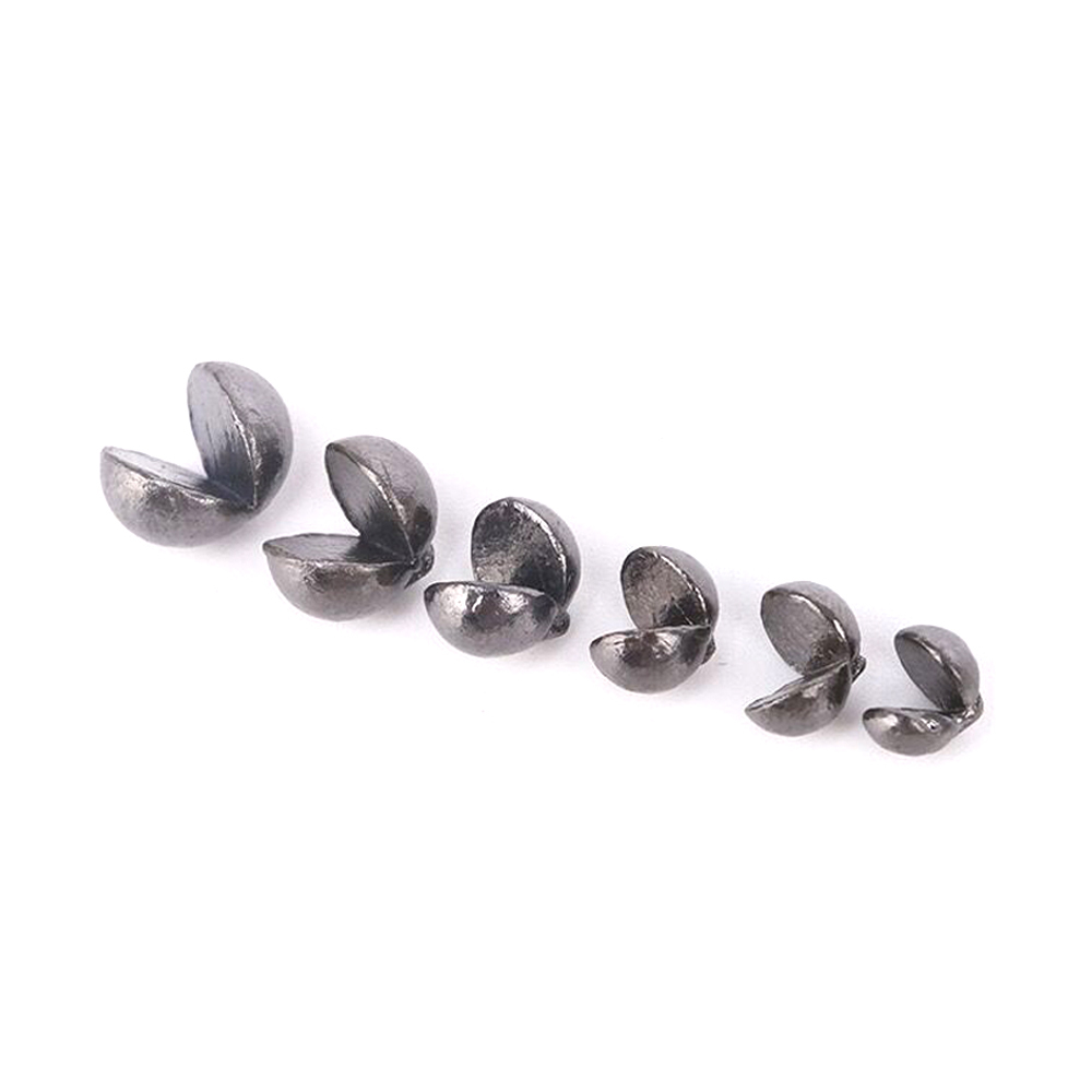 Lead split shot rubber coated