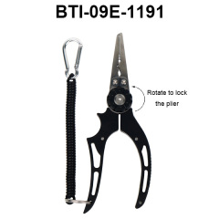 BTI-09E-1191  New multi-function aluminum fly fishing split ring pliers