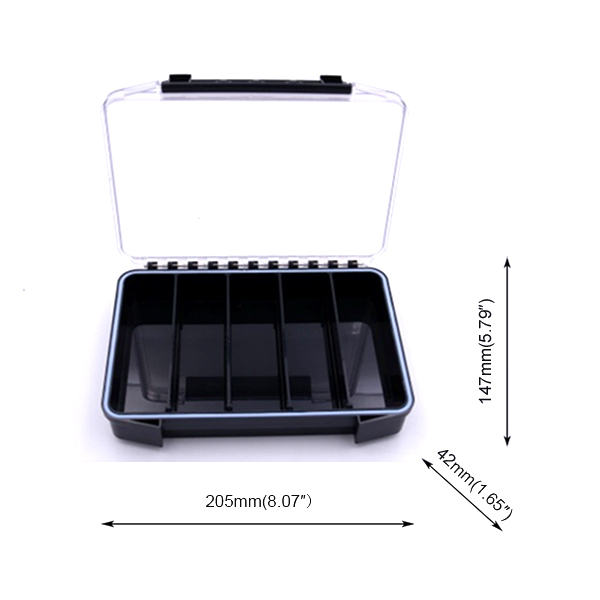 BTI-09A-G056 Waterproof compartments fly box